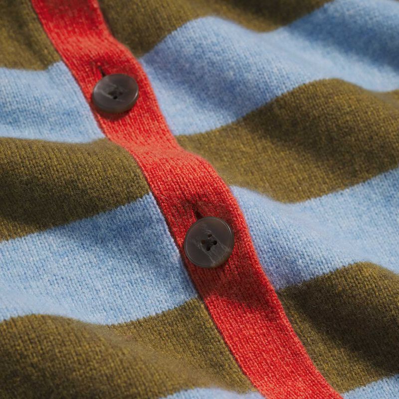 Seasalt Cornwall Pinwell Cardigan - Bright Shape Seagrass Mix image number 3